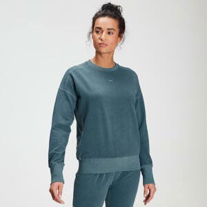 MP Women's Raw Training Washed Crew Sweat - Deep Sea Blue - M