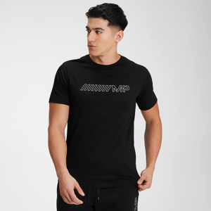 MP Men's Outline Graphic Short Sleeve T-Shirt - Black - XXL