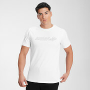 MP Men's Outline Graphic Short Sleeve T-Shirt - White - XXXL