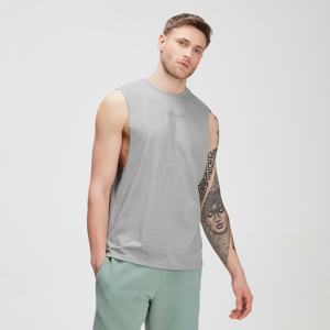 MP pánské tričko bez rukávů Tonal Graphic – Šedý melír - XL