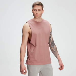 MP pánské tričko bez rukávů Tonal Graphic – Seprané růžové - S