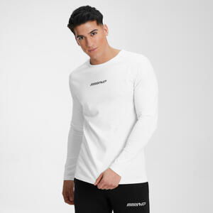 MP Men's Contrast Graphic Long Sleeve Top - White - L