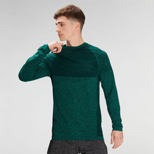 MP Men's Essential Seamless Long Sleeve Top- Energy Green Marl - L