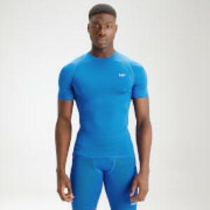 MP Men's Essentials Base Layer Short Sleeve Top - True Blue - XS
