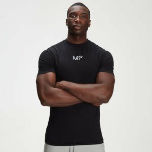 MP pánské tričko s krátkým rukávem Adapt drirelease® Grit Print – Černé - XS