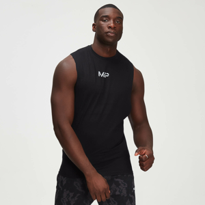 MP pánské tričko bez rukávů Adapt drirelease® Washed Grit Print – Černé - XL
