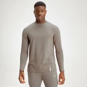MP Men's Luxe Classic Long Sleeve Crew Top - Taupe - M