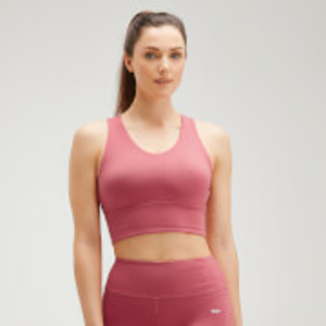 MP Women's Power Longline Sports Bra - Berry Pink - XXL