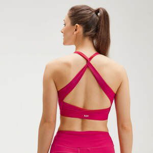 MP Women's Power Cross Back Sports Bra - Virtual Pink - XXS