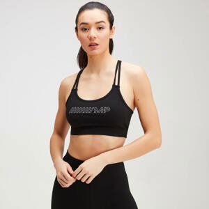 MP Women's Outline Graphic Bra - Black - XS