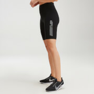 MP Women's Outline Graphic Cycling Shorts - Black - XS