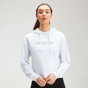 MP Women's Outline Graphic Hoodie - White - XS