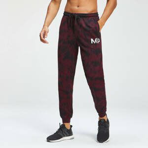 Pánské Adapt Tie Dye Jogger tepláky - Černá/Merlot - L