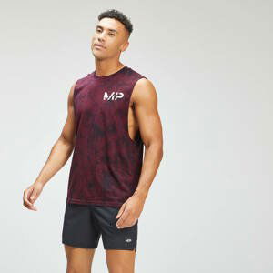 MP Men's Adapt Tie Dye Tank Top | Black/Merlot | MP - XXS