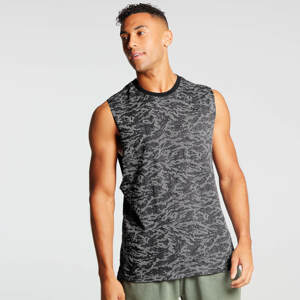 MP Men's Raw Training Camo Tank Top - Black   - XXS