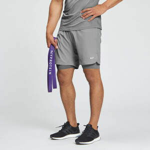 MP Men's 2 in 1 Training Shorts - Storm - XXXL