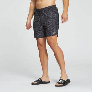 MP Men's Pacific Printed Swim Shorts - Black - XXL