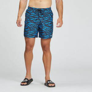 MP Men's Pacific Printed Swim Shorts - Blue - XXL