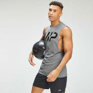 MP Men's Adapt Grit Graphic Drop Armhole Tank | Storm Grey Marl | MP - XS