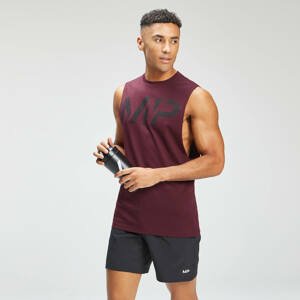 MP Men's Adapt Grit Graphic Drop Armhole Tank | Merlot Marl | MP - XXS