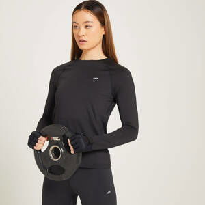 MP Women's Linear Mark Training Long Sleeve Top - Black - XXS