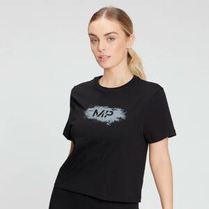 MP Women's Chalk Graphic Crop T-shirt - Black - XL