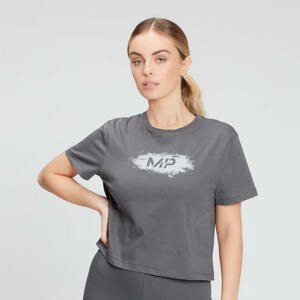 MP Women's Chalk Graphic Crop T-shirt - Carbon - XXS