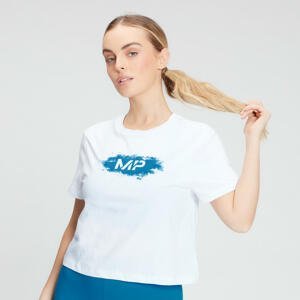 MP Women's Chalk Graphic Crop T-shirt - White - XL