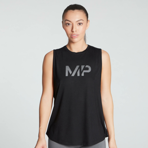 MP Women's Gradient Line Graphic Drop Armhole Vest - Black - XXS