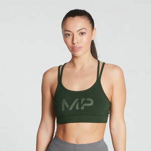 MP Women's Gradient Line Graphic Sports Bra - Dark Green - XS