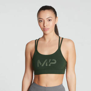 MP Women's Gradient Line Graphic Sports Bra - Dark Green - S