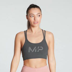 MP Women's Gradient Line Graphic Sports Bra - Carbon - XXL