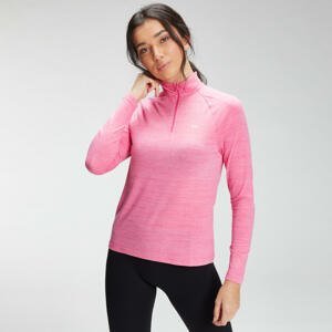 MP Women's Performance Training 1/4 Zip Top - Candyfloss Marl with White Fleck - S