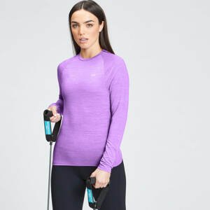 MP Women's Performance Long Sleeve Training T-Shirt - Deel Lilac Marl with White Fleck - L