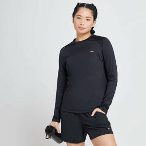  MP dámské triko s dlouhým rukávem Run Life Training – černé/bílé - L