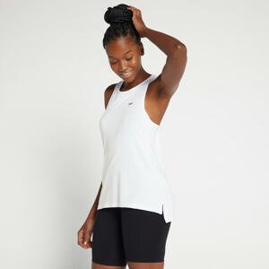 MP dámské tričko bez rukávů s vykrojenými zády – bílé - XXS