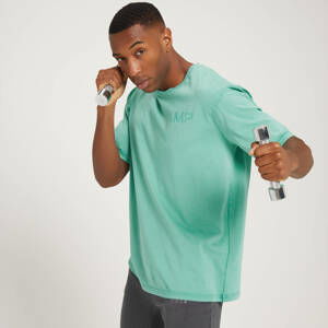 MP pánské tričko s krátkým rukávem Adapt Washed Oversized – kouřově zelené - L