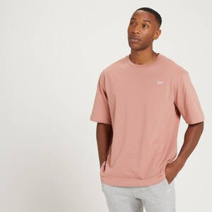 MP pánské tričko Oversized – seprané růžové - XXS