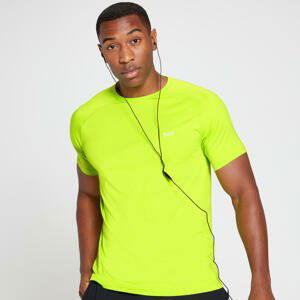 MP pánské tričko s krátkým rukávem Run Graphic Training – zářivě limetové - XXS