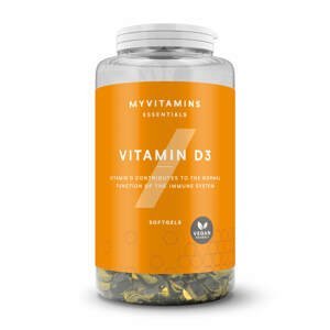 Veganské gelové kapsle s vitamínem D - 180Softgelové kapsle - Bez příchuti