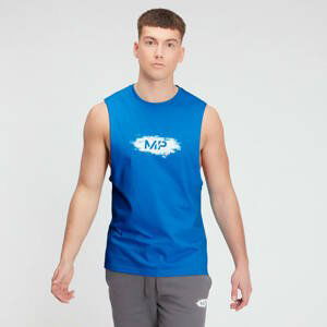 MP Men's Chalk Graphic Tank Top - Aqua - L