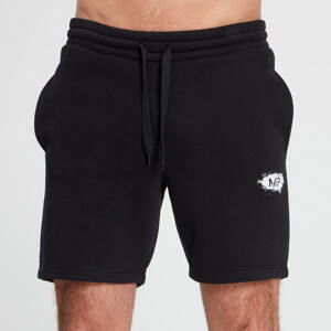 MP Men's Chalk Graphic Shorts - Black - XXXL