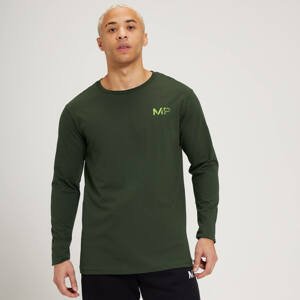 MP Men's Fade Graphic Long Sleeve T-Shirt - Dark Green - XXXL