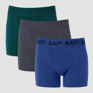 MP Men's Essential Boxers (3 Pack) - Deep Teal/Graphite/Intense Blue - L