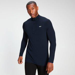 MP Men's Performance 1/4 Zip Top - Petrol Blue Marl  - XXS