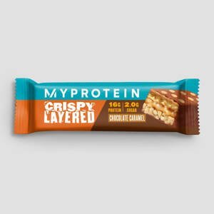 Tyčinka Crispy Layered Bar - 58g - Čokoláda a Karamel