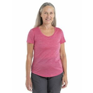 ICEBREAKER Wmns Sphere II SS Scoop Tee, Tempo Heather velikost: S