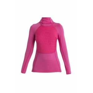 ICEBREAKER Wmns ZoneKnit Insulated LS Hoodie, Tempo velikost: L