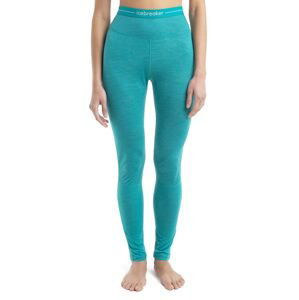 ICEBREAKER Wmns 125 ZoneKnit Leggings, Flux Green velikost: XS