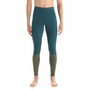 ICEBREAKER Mens 200 ZoneKnit™ Leggings, Green Glory/Loden velikost: S